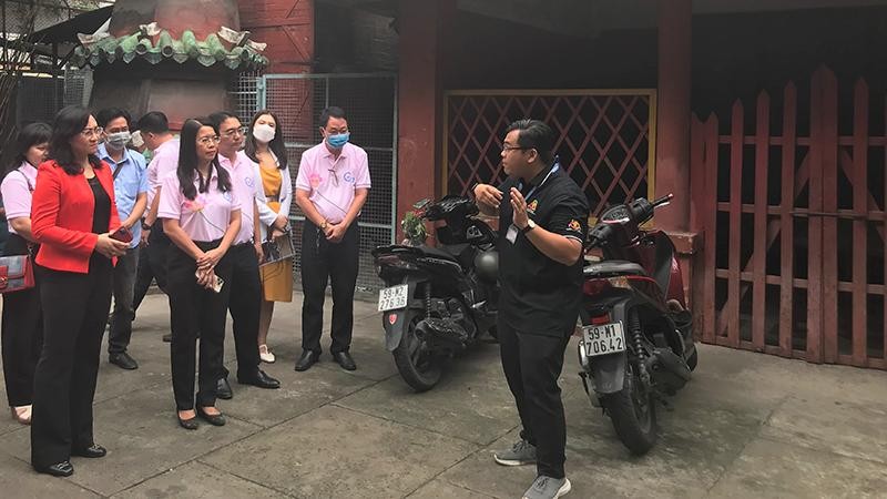Đoàn công tác của UBND Thành phố Hồ Chí Minh khảo sát, tham quan đạo quán Khánh Vân Nam Viện.