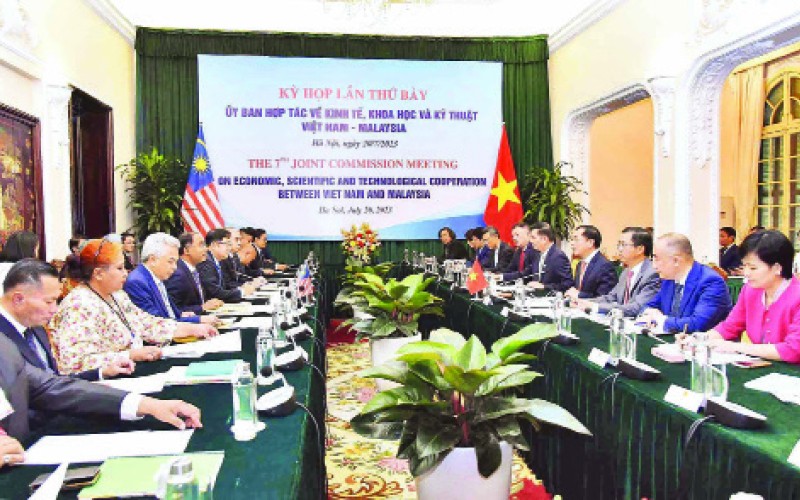 Kỳ họp thứ 7 Ủy ban Hợp tác về Kinh tế, Khoa học và Kỹ thuật Việt Nam-Malaysia tháng 7/2023.