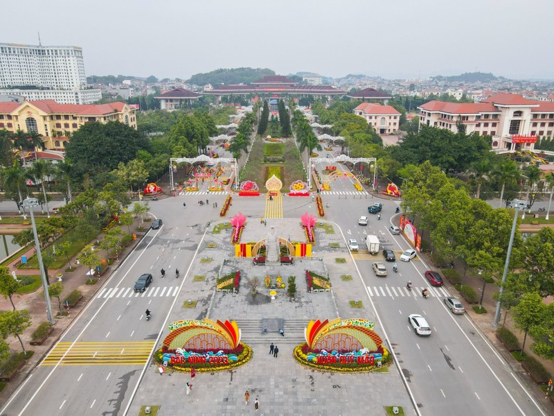 Đường hoa Bắc Ninh là một trong những không gian tỉnh Bắc Ninh chuẩn bị cho đón Xuân 2023 và Festival "Về miền Quan họ 2023".