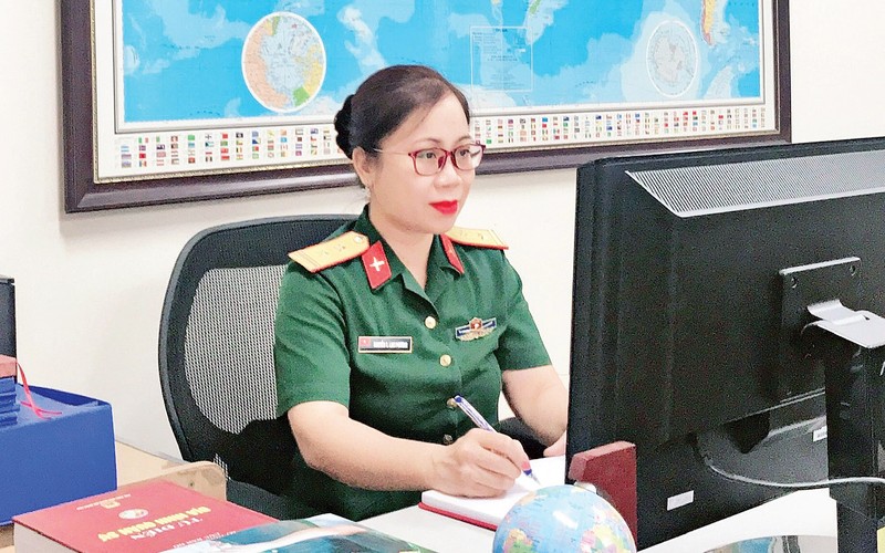 Thượng tá Nguyễn Thị Lan Phương. 