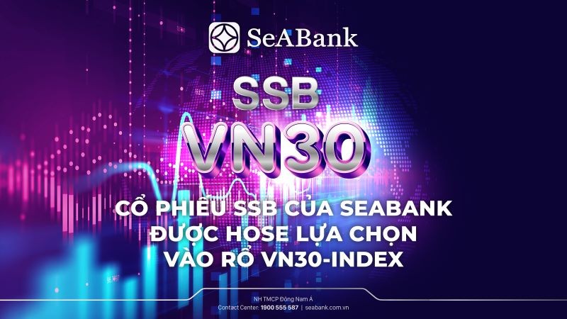 Cổ phiếu SSB được lựa chọn vào rổ VN30-Index