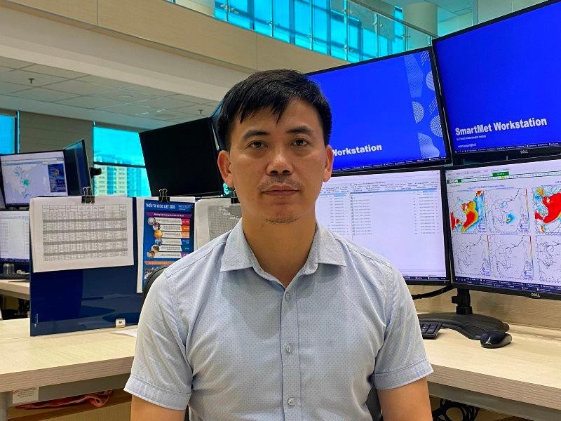 Ông Nguyễn Văn Hưởng, Trưởng phòng Dự báo Thời tiết Trung tâm Dự báo khí tượng thủy văn quốc gia.
