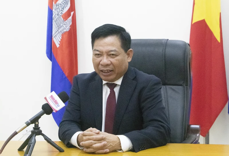 Đại sứ Nguyễn Huy Tăng đánh giá cao ý nghĩa chuyến thăm chính thức Việt Nam của Thủ tướng Vương quốc Campuchia Samdech Moha Bovor Thipadei Hun Manet.