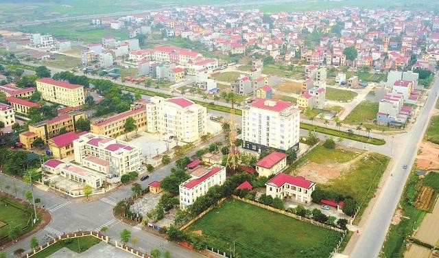 Huyện Mê Linh cùng với Đông Anh và Sóc Sơn được đề xuất xây dựng mô hình thành phố trực thuộc Thủ đô tại khu vực phía Bắc (trong ảnh: Diện mạo hiện đại của huyện Mê Linh).