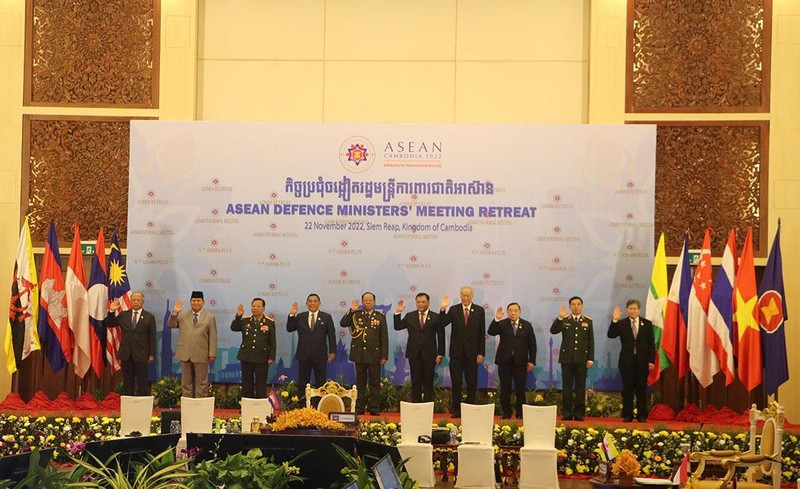 Hội nghị Hẹp Bộ trưởng Quốc phòng các nước ASEAN tại Campuchia (Ảnh: Nguyễn Hiệp)