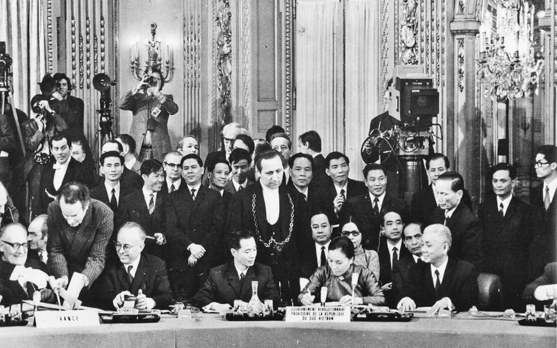Hội nghị Paris về chấm dứt chiến tranh, lập lại hòa bình ở Việt Nam diễn ra từ năm 1968 đến năm 1973 là một trong những hội nghị đàm phán hòa bình kéo dài nhất trong thế kỷ 20.Ảnh tư liệu