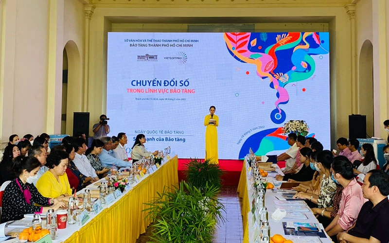 Tọa đàm về chuyển đổi số trong hoạt động bảo tàng do Sở Văn hóa và Thể thao Thành phố Hồ Chí Minh tổ chức.