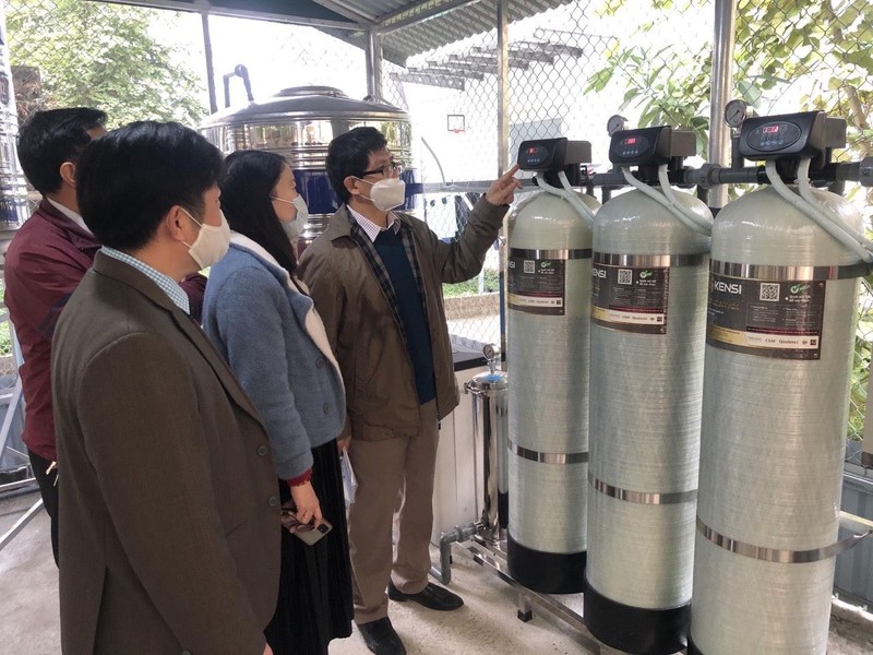 Hệ thống xử lý nước sạch tại Trường cao đẳng Kỹ thuật và Công nghệ Hà Giang.