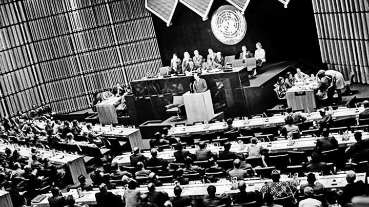 Hội nghị quốc tế về Luật Biển lần thứ ba thông qua Công ước UNCLOS. Ảnh: UNITED NATION
