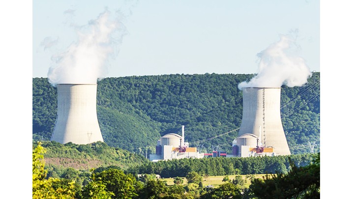 Nhà máy điện hạt nhân Chooz của Pháp. Ảnh: GETTY IMAGES