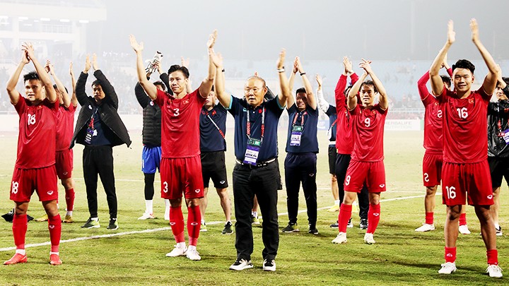 HLV Park Hang-seo để lại dấu ấn lớn sau 5 năm dẫn dắt đội tuyển bóng đá nam Việt Nam. Ảnh: LÊ MINH