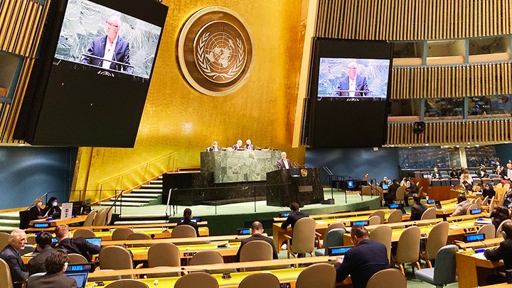 Hội nghị các bên tham gia Hiệp ước về không phổ biến vũ khí hạt nhân (NPT) năm 2022. Ảnh: IAEA