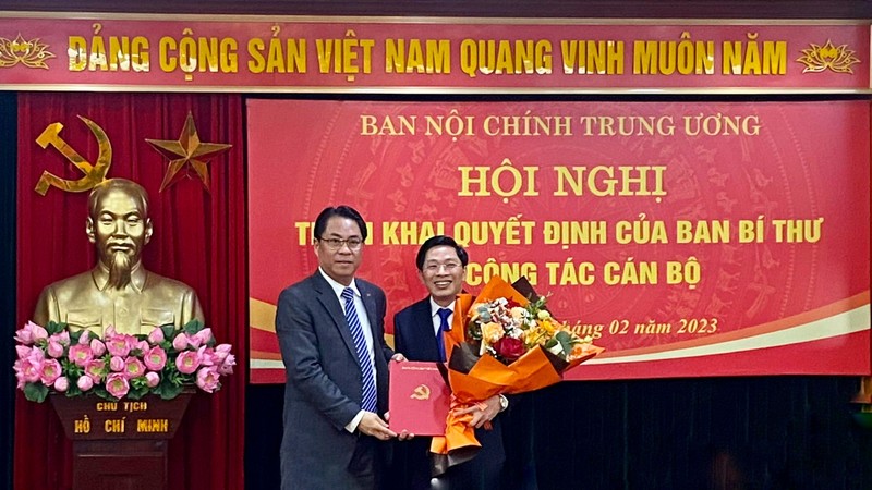 Đồng chí Đặng Văn Dũng giữ chức Phó Trưởng Ban Nội chính Trung ương.