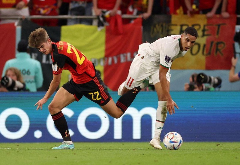 Không thể ghi bàn, tuyển Bỉ đứng trước nguy cơ bị loại sớm. (Ảnh: Reuters)