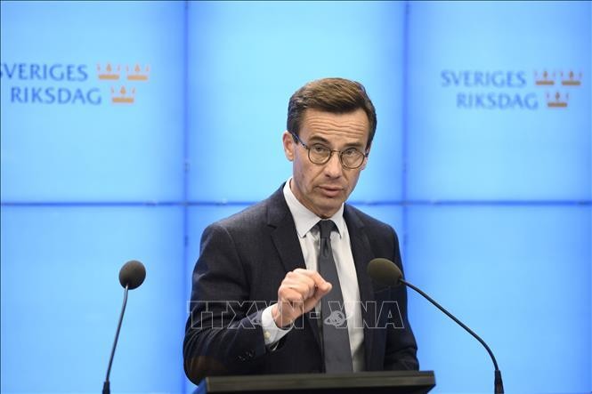 Lãnh đạo đảng Ôn hòa của Thụy Điển, ông Ulf Kristersson. Ảnh: AFP/TTXVN