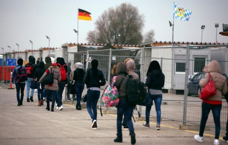 Người nhập cư tại trại tị nạn ở thị trấn Erding, Bavaria, Đức. (Ảnh minh họa: Reuters)