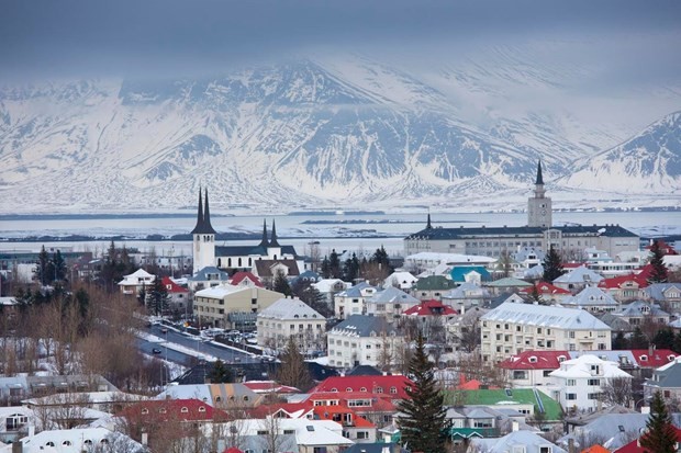 Một góc thủ đô Reykjavik của Iceland. (Nguồn: Forbes)