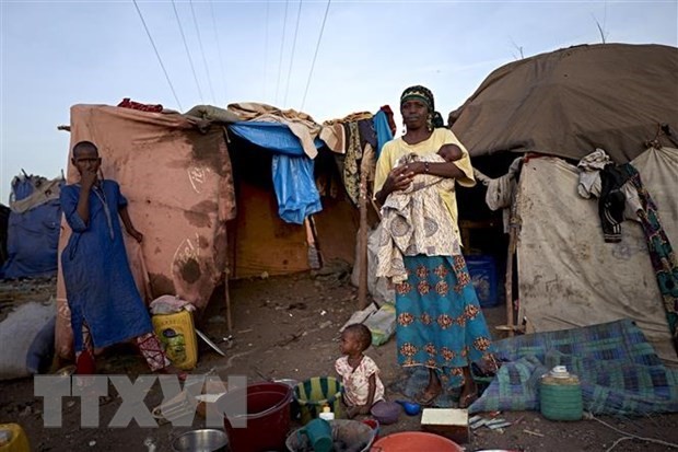 Một gia đình tại trại tị nạn ở Bamako, Mali. (Ảnh minh họa: AFP/TTXVN)
