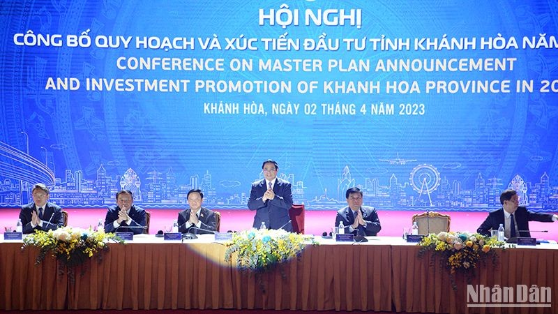 Quang cảnh Hội nghị công bố quy hoạch và xúc tiến đầu tư tỉnh Khánh Hòa năm 2023.