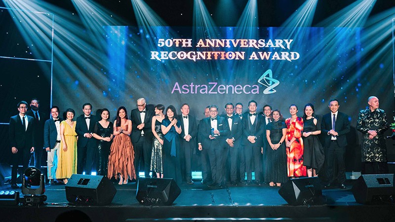 AstraZeneca Việt Nam vinh dự nhận Giải thưởng 50th Anniversary Recognition (ảnh AstraZeneca).