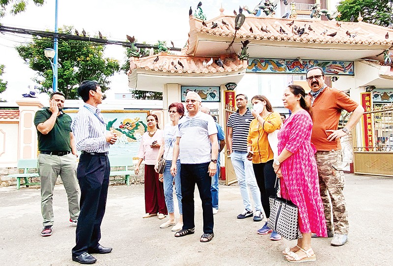 Đình thần Thắng Tam, một di tích tham quan thu hút nhiều du khách khi đến với thành phố biển Vũng Tàu.