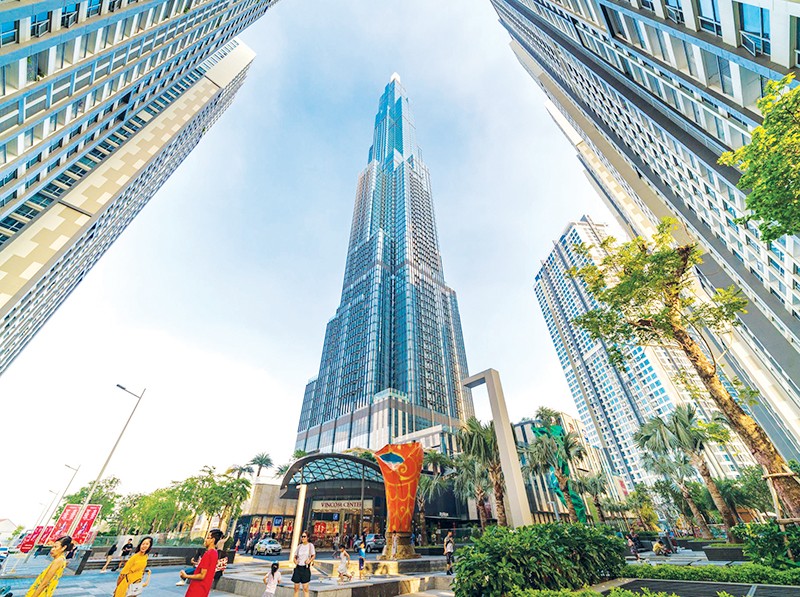 Tòa nhà Landmark 81 tại Thành phố Hồ Chí Minh. 