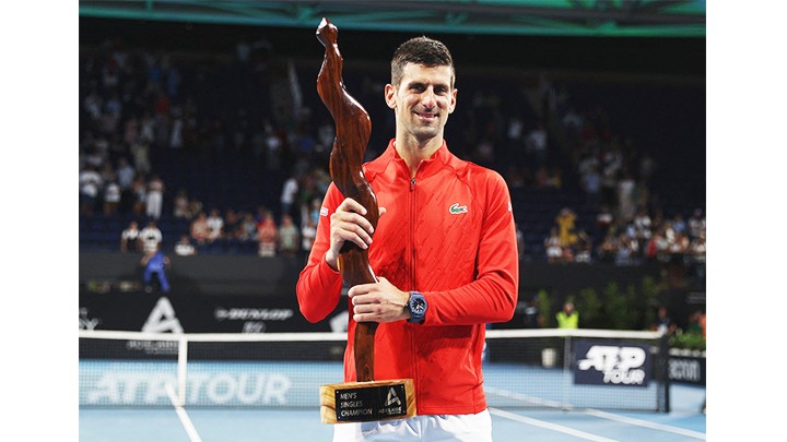 Djokovic vừa có chiến thắng trong ngày đầu năm tại giải Adelaide 2023, thuộc ATP 250.