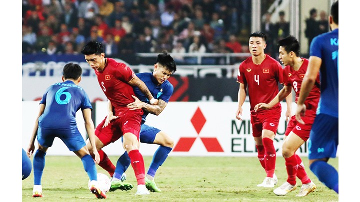 Đội tuyển Việt Nam cần tinh thần khát khao chiến thắng ở trận đấu cuối. Ảnh: LÊ MINH