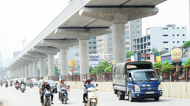 Tăng vốn, lùi thời gian hoàn thành tuyến metro Nhổn-ga Hà Nội 