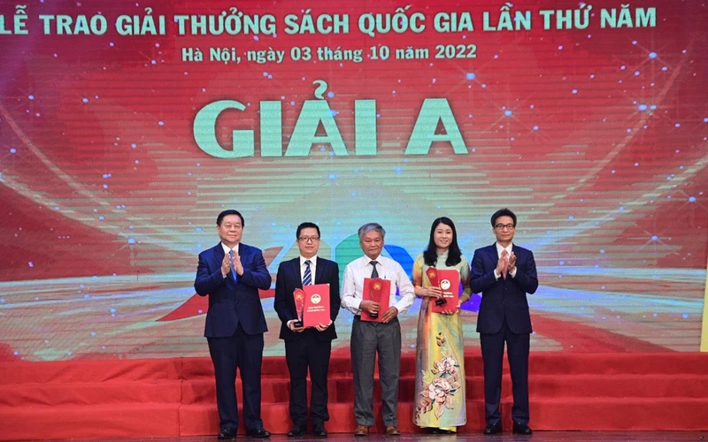 Lễ trao giải Sách Quốc gia năm 2022. (Ảnh: THỦY NGUYÊN)