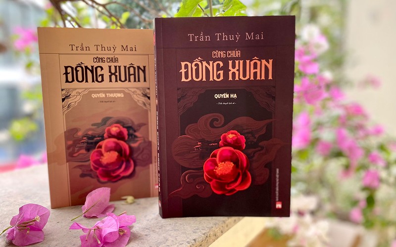 Bộ tiểu thuyết "Công chúa Đồng Xuân". (Ảnh: Nhà xuất bản Phụ nữ Việt Nam)