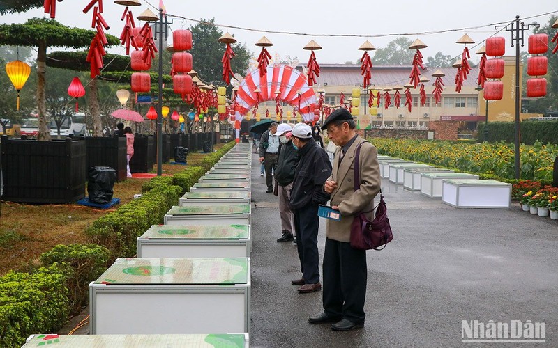 Đường thơ tại Ngày thơ Việt Nam 2023. (Ảnh: NHẬT QUANG)
