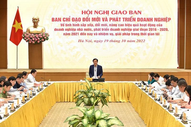 Phó Thủ tướng Lê Minh Khái phát biểu tại Hội nghị. (Ảnh: VGP)