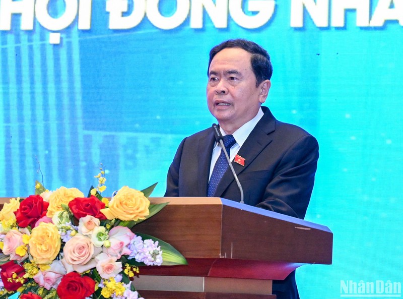 Phó Chủ tịch Thường trực Quốc hội Trần Thanh Mẫn phát biểu chỉ đạo tại lễ phát động. 