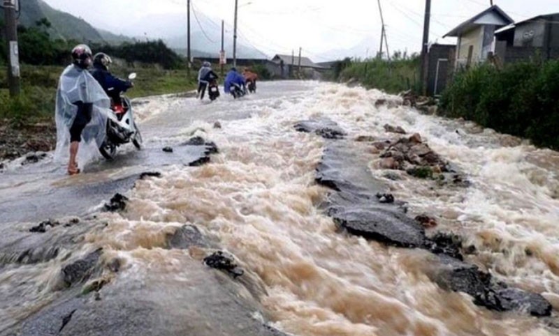 Nguy cơ cao xảy ra lũ quét, sạt lở đất tại các tỉnh Sơn La, Bắc Kạn và Thái Nguyên. (Ảnh minh họa)