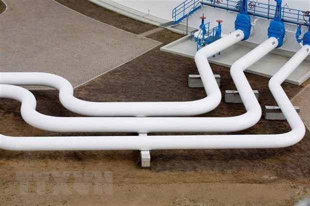 Một trạm bơm dầu trong hệ thống đường ống dẫn dầu Druzhba ở Adamowo, Ba Lan. (Ảnh: Reuters/TTXVN)