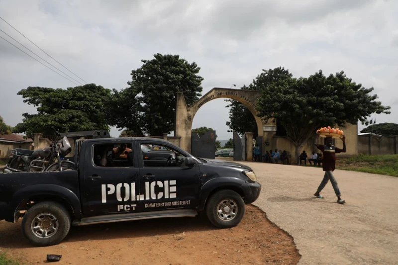 Xe của cảnh sát Nigeria. (Nguồn: AFP/TTXVN)