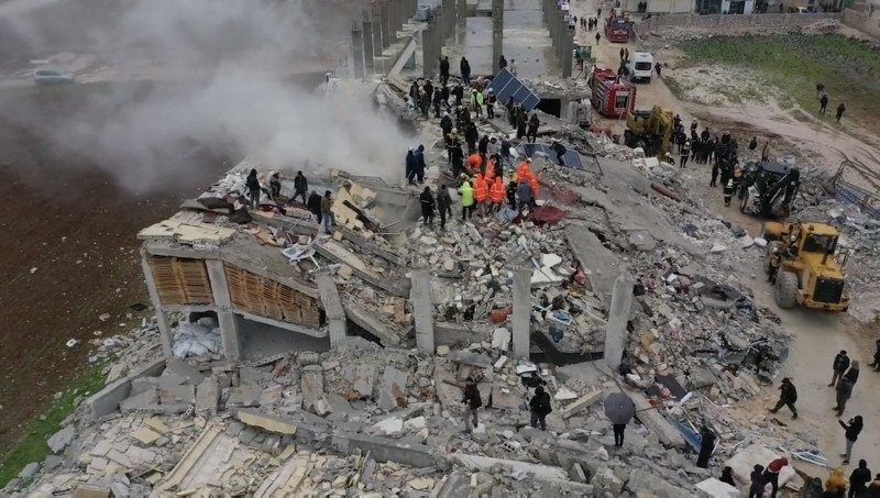 Động đất tại Thổ Nhĩ Kỳ, ngày 6/2/2023. (Ảnh: ANews)