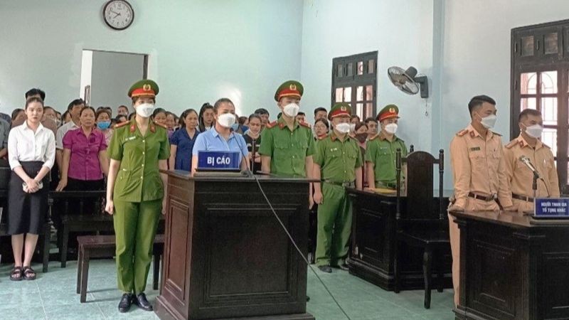 Phiên xét xử sơ thẩm Nguyễn Thị Ngân.
