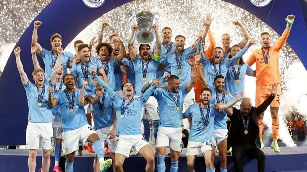 Manchester City lần đầu vô địch Champions League, giành cú ăn ba lịch sử. (Nguồn: UEFA)