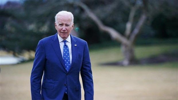 Tổng thống Mỹ Joe Biden tại Nhà Trắng ở Washington, DC. (Ảnh: AFP/TTXVN)