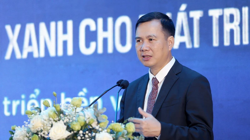 Thứ trưởng Khoa học và Công nghệ Bùi Thế Duy phát biểu tại sự kiện.