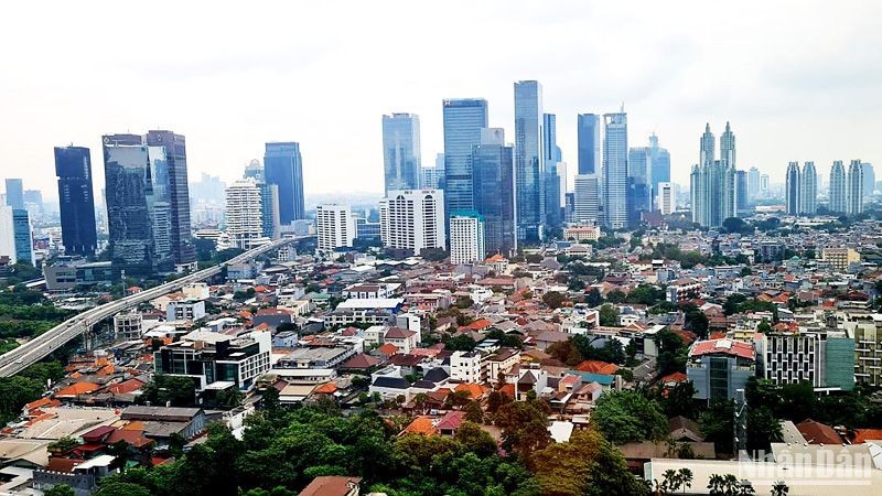 Một góc thủ đô Jakarta, Indonesia. (Ảnh: N.T)