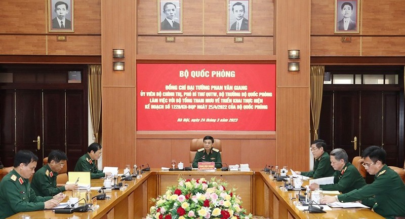 Thực hiện tốt Kế hoạch tổ chức Quân đội đáp ứng những yêu cầu mới