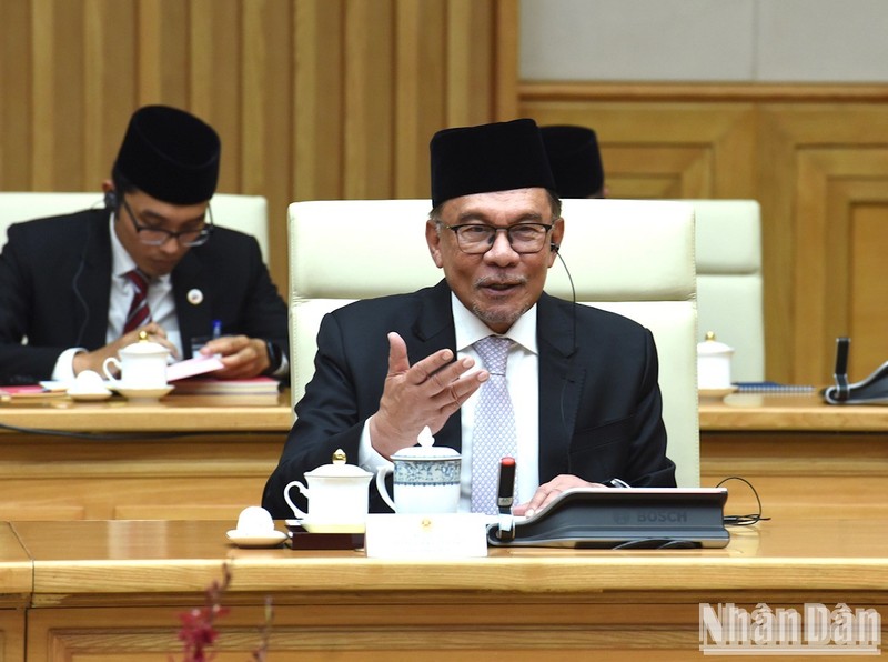 Thủ tướng Malaysia Anwar Ibrahim. Ảnh: Trần Hải