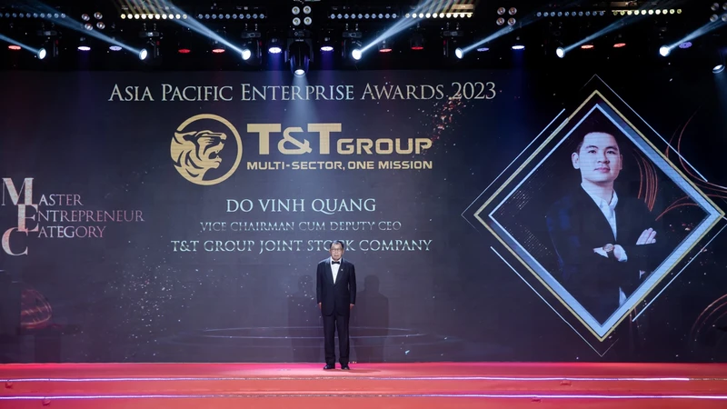 Ông Đỗ Vinh Quang, Phó Chủ tịch Hội đồng Quản trị T&T Group được vinh danh Doanh nhân xuất sắc châu Á 2023