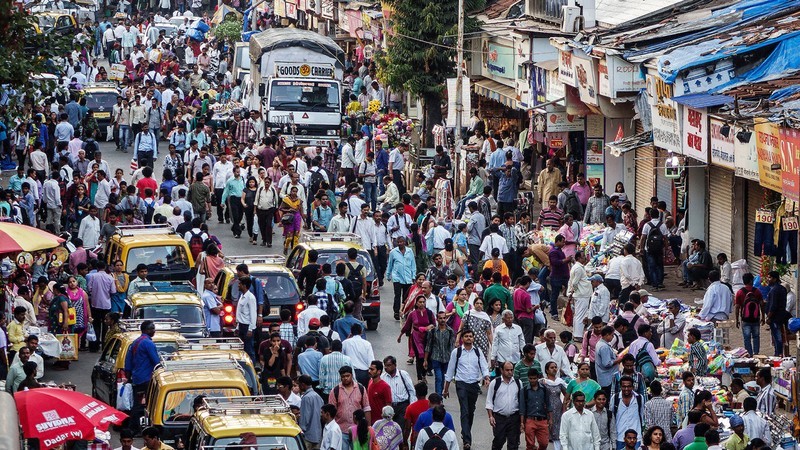 Dân số đông tạo ra lợi thế và cả thách thức cho Ấn Độ. (Ảnh: AP)