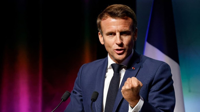 Tổng thống Macron. (Ảnh: BFMTV)