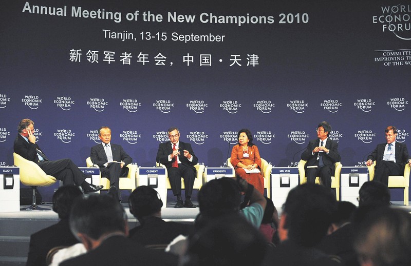 Ảnh minh họa: Diễn đàn Davos mùa hè tổ chức tại thành phố Thiên Tân năm 2010. (Nguồn: sina.com.cn)