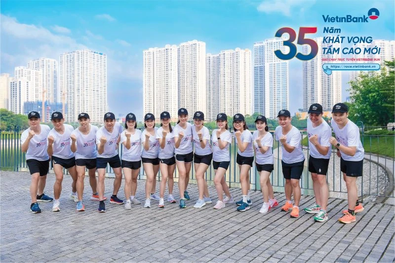 Giải chạy “35 năm Khát vọng tầm cao mới” của VietinBank diễn ra từ ngày ngày 15/6/2023 đến 27/9/2023.